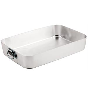 Serveringsbrett aluminium 380x320x65mm L:380mm B:320mm H:65mm 7,9ltr Vekt 860g 